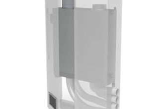 helty flow 1000 steel – montaj tavan sau perete (1000 m³/h)