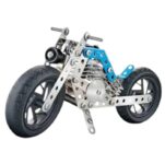 Joc constructii din metal 283 piese – masina de teren decapotabila verde, 8 ani+