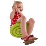 Leagan rotund din plastic, Monkey – Lime Green