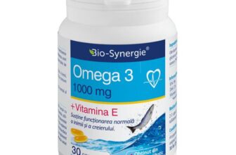 Omega 3 1000 mg + Vitamina E Bio-Synergie, 30 capsule