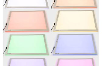 Panou luminos cu 8 culori, dimensiune A3