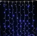 Perdea luminoasa 925 LED-uri 3X3M Albastru