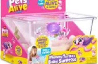 Pets Alive – Set de joaca interactiv, Mama Testoasa si puii sai