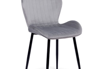 RESIGILAT – Scaune living din catifea BUC 248U gri