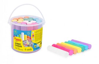 Set 21 de crete colorate în găletușă