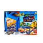 Set de joaca Pista cu 6 Masini in Cutie Depozitare STreet COnvoy
