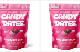 Twin Pack Smood Sweets Fizzy Bubble Gum Dates 100 g – Default Title