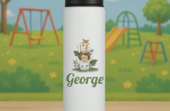 Sticla de apa personalizata safari