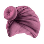 Turban pentru Fetite cu Coc – Roz