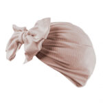 Turban pentru Fetite cu Fundita – Crem