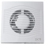 ventilator baie slim 4c super silent, clapeta antiretur, garantie 2 ani, motor long life 40000h, debit 90mc/h, o100mm