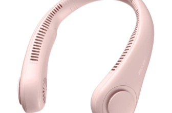 ventilator portabil de gat jisulife life3, autonomie 3-16h, baterie 4000mah, 3 viteze, incarcare rapida, roz