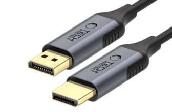 Cablu video TECH-PROTECT UltraBoost, DisplayPort 1.4 tata – DisplayPort 1.4 tata, 4K, 60Hz, 2m, Negru