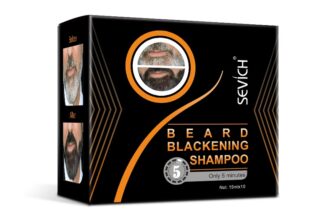 Șampon de vopsire a bărbii cu efect instant, SEVICH, 150ml, negru