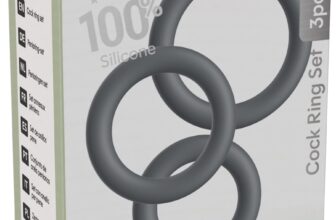 Set 3 inele pentru penis Playhouse Affinity – Cock Ring Set, 100% silicon, ultraflexibil, S, M, L, gri