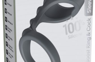 Manson cu inel penian Playhouse Affinity – Boost Ring & Cock Sleeve, pentru stimulare intensa, negru