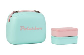 Geanta frigorifica cu 2 caserole POLARBOX turcoaz