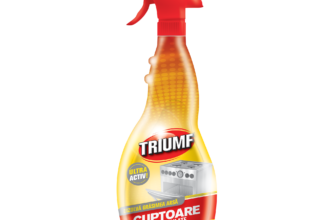 Triumf Degresant Cuptoare și Vase Emailate, Curăță Grăsimea Arsă De Pe Plite și Sticlă, 500 Ml