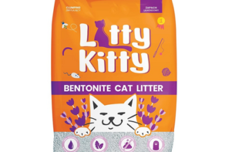 LITTY KITTY Asternut de bentonita pentru litiera, cu lavanda 25 l (20 kg)