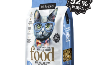 DR MALOU Hrană uscată liofilizată rață cu miel pentru pisici 1 kg