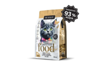 DR MALOU Hrană uscată liofilizată cu pui lapte de capră și gălbenuș pentru pisoi 500 g