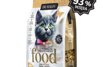 DR MALOU Hrană uscată liofilizată cu pui lapte de capră și gălbenuș pentru pisoi 1 kg