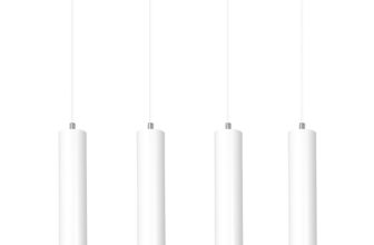 Pendul KIBO GU10 Alb + Argintiu 641_4, Emibig