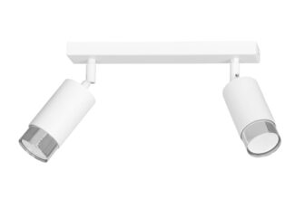 Plafoniera HIRO GU10 Alb + Argintiu 962_2, Emibig