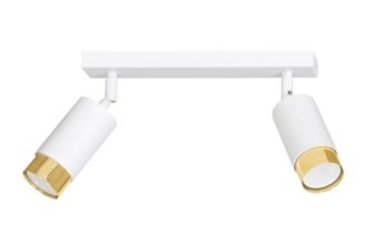 Plafoniera HIRO GU10 Alb + Auriu 963_2, Emibig