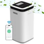 – Dezumidificator Evoair, FlexiDry 12 Smart, 12l/24h, Senzor de Umiditate, Functie Ionizare, Uscare Rufe, Rezervor 2.2l, Alb