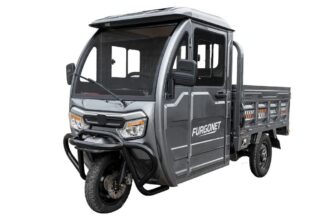 Camioneta electrica cu 3 roti, motor 2000w, model BSK Furgonet , acumulator 72v 58AH, viteza maxima 25km/h – Gri