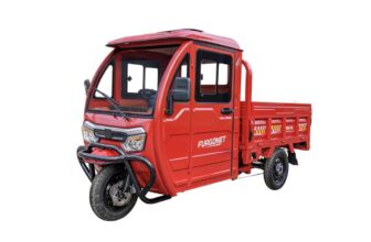 Camioneta electrica cu 3 roti, motor 2000w, model BSK Furgonet , acumulator 72v 58AH, viteza maxima 25km/h – Roșu