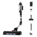 Aspirator vertical fara fir Rowenta X-Force Flex 9.60 Allergy RH2036WO 250W 100 air watts 3 trepte de putere functie boost perie cu iluminare LED