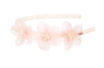 Bentita de par cu flori roz, Souza!