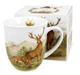 Cana din portelan – Lumea Animalelor Cerb 400 ml
