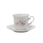 CONSTANCE decor FLORAL Serviciu ceai portelan Bohemia 6 persoane 230 ml