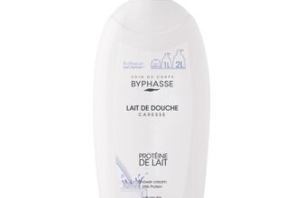 Crema de Dus, Byphasse, pH Neutru, Curata Delicat si Hidrateaza Pielea, cu Proteine din Lapte, 1000ml