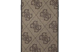 Carcasa Guess 4G Metal Gold Logo compatibila cu iPhone SE 2022/2020/7/8, Maro