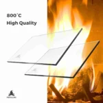 Sticla termorezistenta semineu