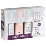 Kit 3 Seruri de 30ML (Ser cu Acid Hialuronic, Ser cu Vitamina C, Ser de Ochi cu Cofeina ) + 10 Masti Comprimate