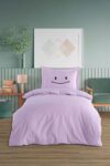 Lenjerie de pat dubla Super King (FR), 3 piese, L'essentiel Maison, Lububu, Lila