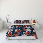 Lenjerie de pat pentru o persoana (DE), 2 piese, L'essentiel Maison, FLW_DVT25-6, Multicolor