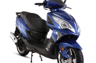 Scuter Blinc Omega 50cc, culoare negru albastru