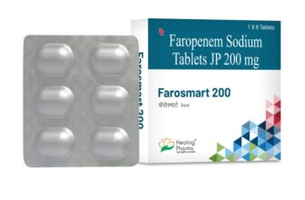 Supliment, Farosmart, Healing Pharma, pentru Tratarea Infecțiilor Bacteriene Variate, cu Faropenem Sodium 200mg, 1x 6 tablete
