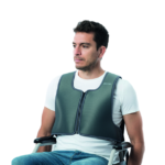 Vesta protectie fotoliu rulant, cu fermoar L/XL