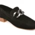 Mocasini GOLD DEER negri, 4534321, din piele intoarsa