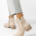 Botine chelsea dama Anaela bej