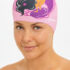 Cască de înot din silicon, copii 7-14 ani, roz multicolor – Finis Mermaid – Default Title