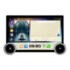 Modul control aer conditionat Ford Mondeo 4 / Kuga 1 cu navigatie originala Blaupunkt – Navigatiiandroid.ro