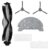 Set accesorii PAA-home, compatibile cu aspiratoarele INOMI LE7 SE8, continut: 2 lavete, 2 filtre, 2 perii laterale , 1 peri centrala